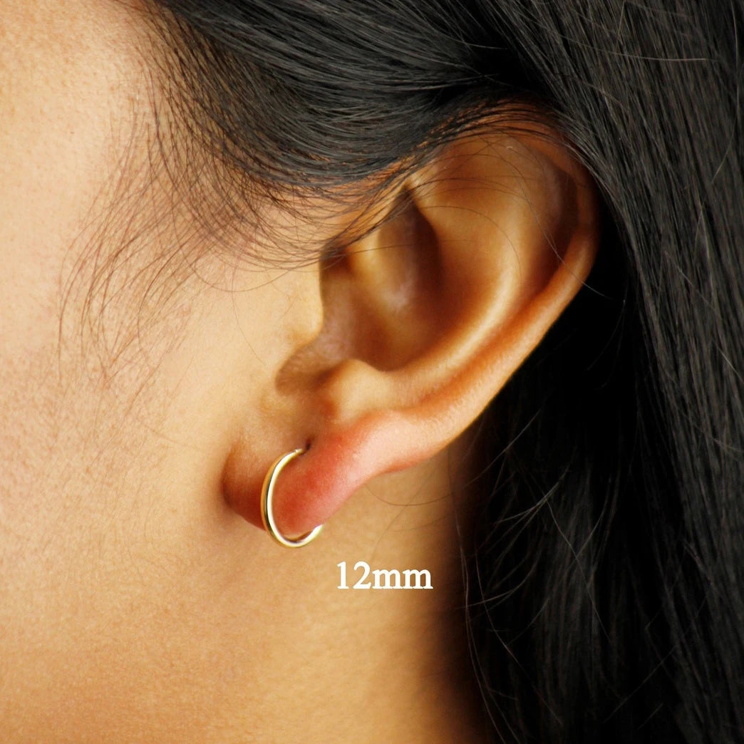 14K Gold Hoop Earrings