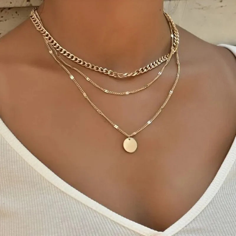 Layered Minimalist Necklaces